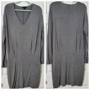 Banana Republic V-Neck Jersey Knit Long Sleeve Dress Size M